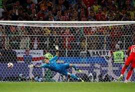 Pela primeira vez na história, Inglaterra vence disputa de pênaltis