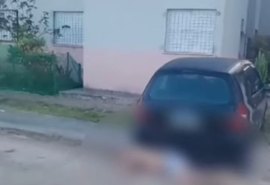 Vídeo: acusado de homicídio tenta fugir ao pular do 4º andar durante prisão