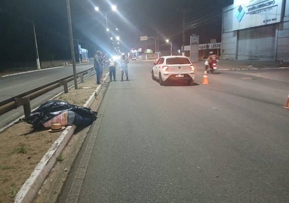 Colisão entre carro e bicicleta deixa uma vítima fatal em Arapiraca