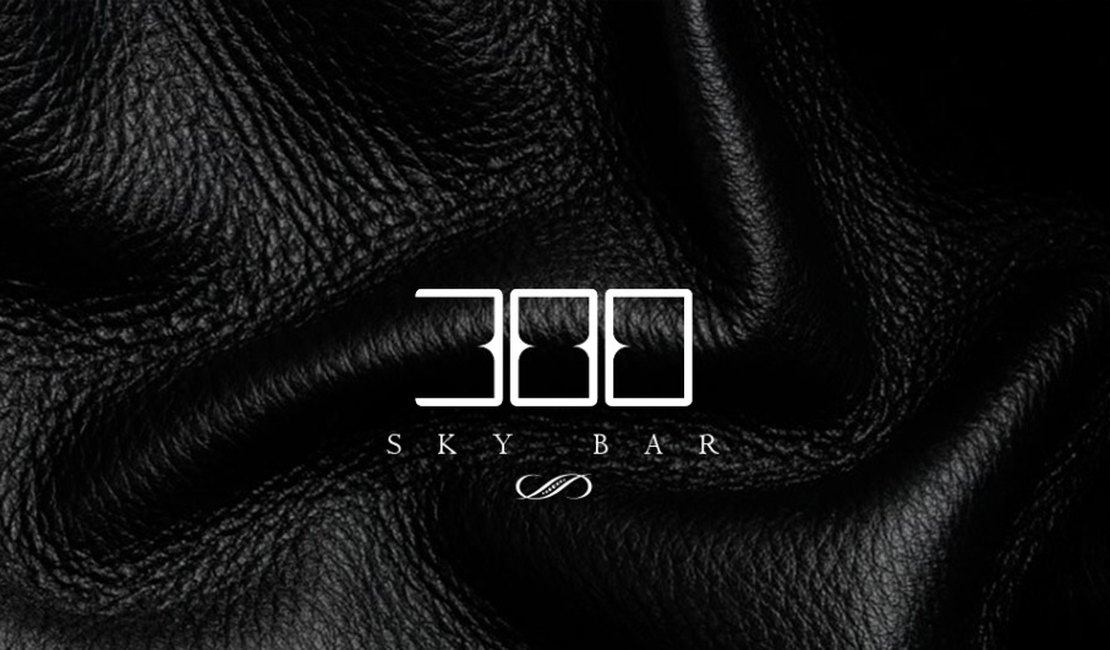 O sábado ganha novas cores no alto da cidade com mais uma noite de experiências no 300 Sky Bar