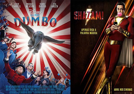 Dumbo e Shazam chegam às salas de cinema de Alagoas