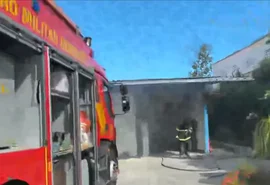 Incêndio atinge distribuidora de medicamentos na Pitanguinha