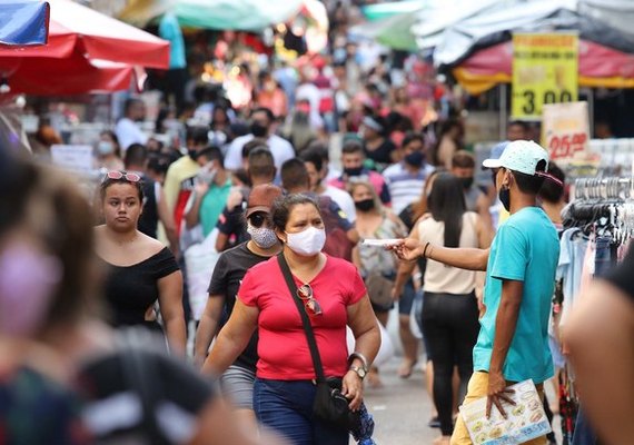 Alagoas tem 96.632 casos da Covid-19 e 2.354 óbitos