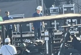 Trabalhador morre na montagem do palco para show de Shakira