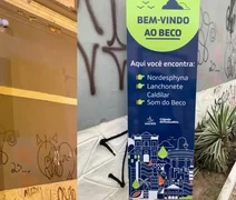 Placa histórica do “Beco da Rapariga Desconhecida” é reinstalada após críticas