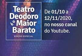 Teatro Deodoro é o Maior Barato Edição Especial estreia nesta quinta (01)