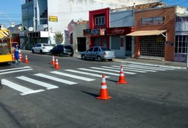 SMTT intensifica serviços de sinalização nas vias de Maceió