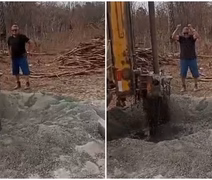 Agricultor que buscava água pode ter encontrado petróleo no Ceará