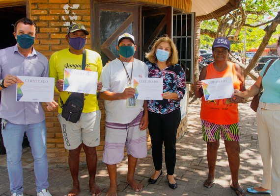 Maceió: 150 jangadeiros de Maceió recebem certificados de capacitação