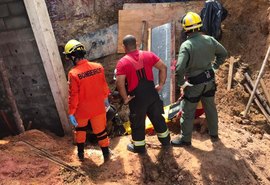 Homem fica soterrado após deslizamento na Ecovia Norte