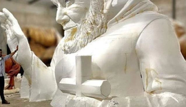 Prefeito de Palmeira dos Índios divulga imagens do monumento de Frei Damião