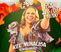 Kel Monalisa: show em comemoração aos 7 anos do Boteco da Kel acontece dia 26 de agosto