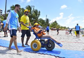 Praia Acessível proporciona lazer inclusivo no sábado (9)