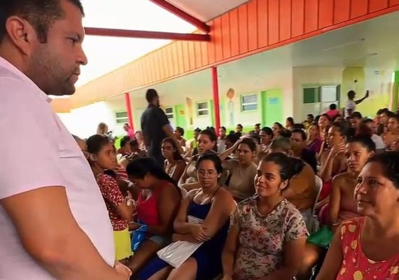 Vereador Allan Pierre celebra abertura das matrículas das Creches Cria no Benedito Bentes