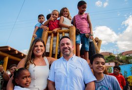 Paulo Dantas contempla Novo Lino em obras do Minha Cidade Linda e Pró-Estrada