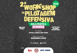 Detran Alagoas promove dia 9 mais um workshop de pilotagem defensiva para motociclistas