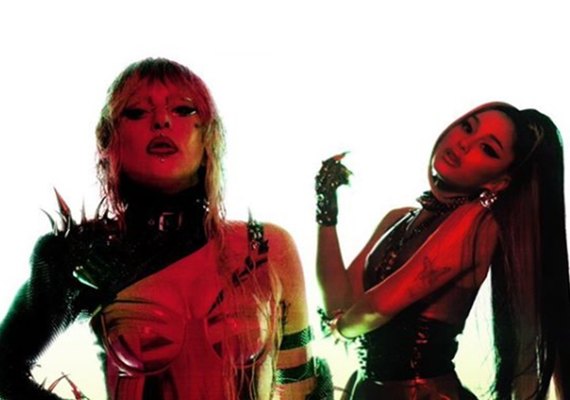 Lady Gaga e Ariana Grande lançam clipe futurístico