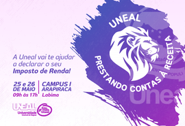 Uneal promove atendimento gratuito para declaração do Imposto de Renda 2026