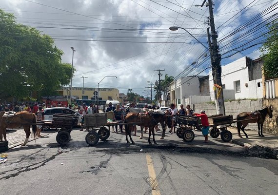 Carroceiros fazem protestos contra Braskem em Bebedouro