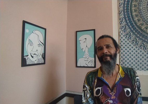 Últimos dias da exposição “Paredes de Zecabega”, no Teatro Deodoro