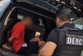 Suspeito de latrocínio é preso durante operação da Polícia Civil em Maceió