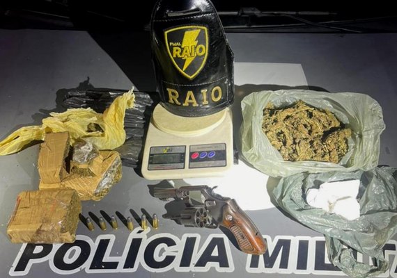 Polícia prende autores de tentativa de homicídio, tráfico de drogas e outros crimes