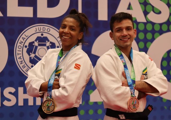 Rafaela Silva é bicampeã e Daniel Cargnin bronze no Mundial de Judô