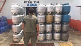 Revendedores de gás GLP são autuados por falta de licença