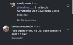 Dúvidas doa alunos