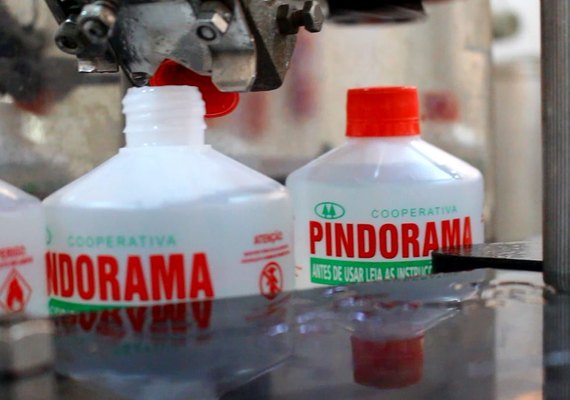Pindorama já comercializou mais de seis mil caixas de álcool gel este mês