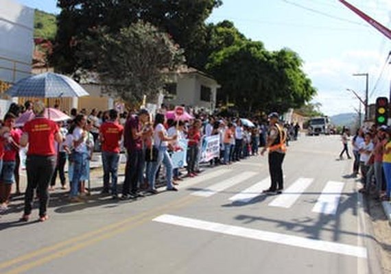 Estudantes participam de projeto de Educação no Trânsito