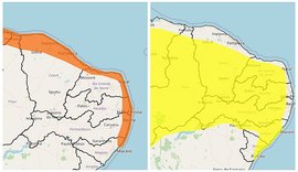 Inmet emite alerta sobre fortes chuvas em Alagoas neste final de semana