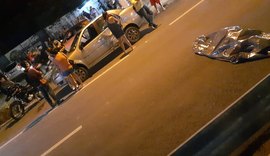 Acidente deixa um morto e outro ferido na Av. Fernandes Lima; Veja imagens