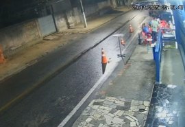 VÍDEO: Policial Civil é baleado em tentativa de latrocínio em Maceió