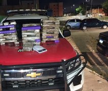 PM apreende quase 45 kg de maconha e prende dois homens em Maceió
