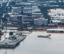 Aéreas cancelam voos para Porto Alegre até sexta-feira (10), aeroporto continua alagado