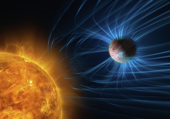 Campos magnéticos são detectados pela primeira vez em exoplanetas
