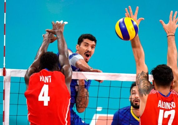 Brasil perde para Cuba e agora e fica fora da final do vôlei