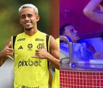 Mulher descobre que é amante de jogador do Flamengo; imagens em banheira de motel vazam