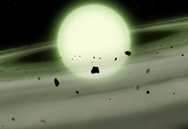 Cientistas identificam primeira estrela verde já descoberta