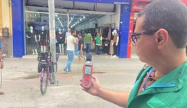 Fiscalização do Iplam combate excesso de som no Centro de Maceió