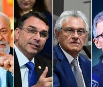 O que pensam Lula, Flávio Bolsonaro, Caiado e Zema sobre Pix, facções e escala 6x1
