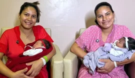 Irmãs dão à luz quase ao mesmo tempo e emocionam família em hospital de AL