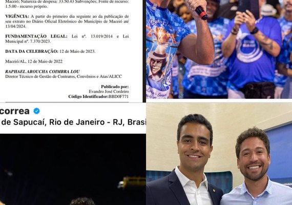 Atração do réveillon: JHC paga 800 vezes mais à Beija-Flor do que às escolas de samba de Maceió