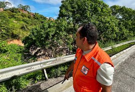 Defesa Civil de Maceió monitora Ladeira do Catolé para adotar medidas emergenciais