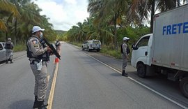 BPRV realiza patrulhamento em trechos da AL-101 Sul nesta terça