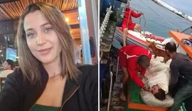 Mulher resgatada após três dias à deriva no litoral de São Paulo