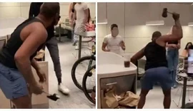 Após suposta rejeição, homem destrói McDonald's com machado