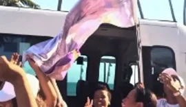 Em Maceió, cachorro se assusta, pula de veículo e morre atropelado durante 'cãominhada' política