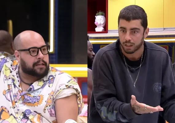 Tiago Abravanel interfere ao ouvir Pedro Scooby gritar com Bárbara durante discussão